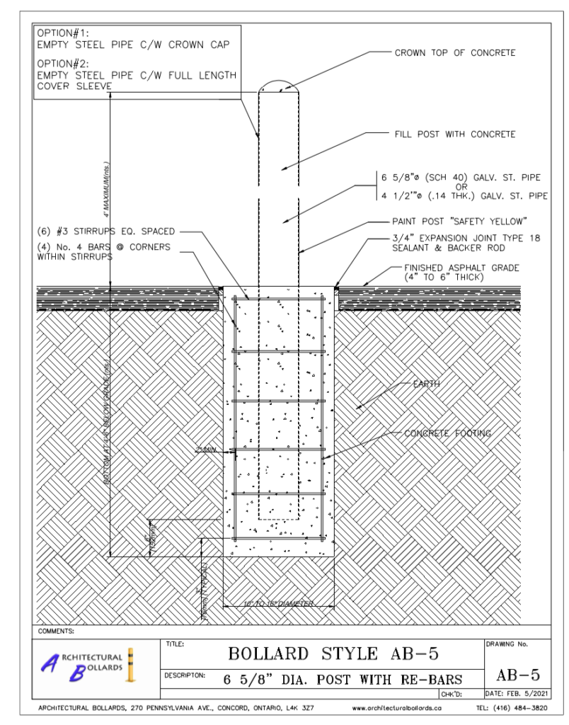 buy bollards greater toronto area